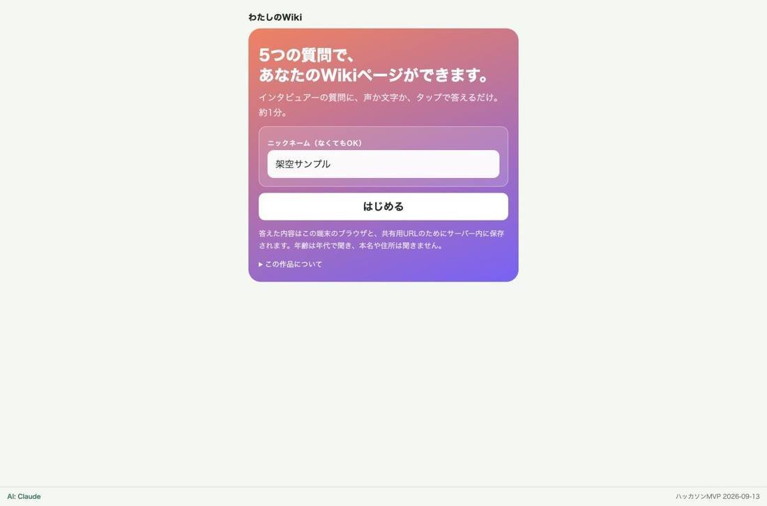 Kikipedia（ききぺでぃあ）の提出作品画面